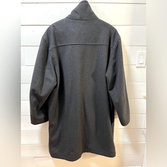 BUGATTI Charcoal Wool & Cashmere Coat - Size 44R - Picture 11 of 12